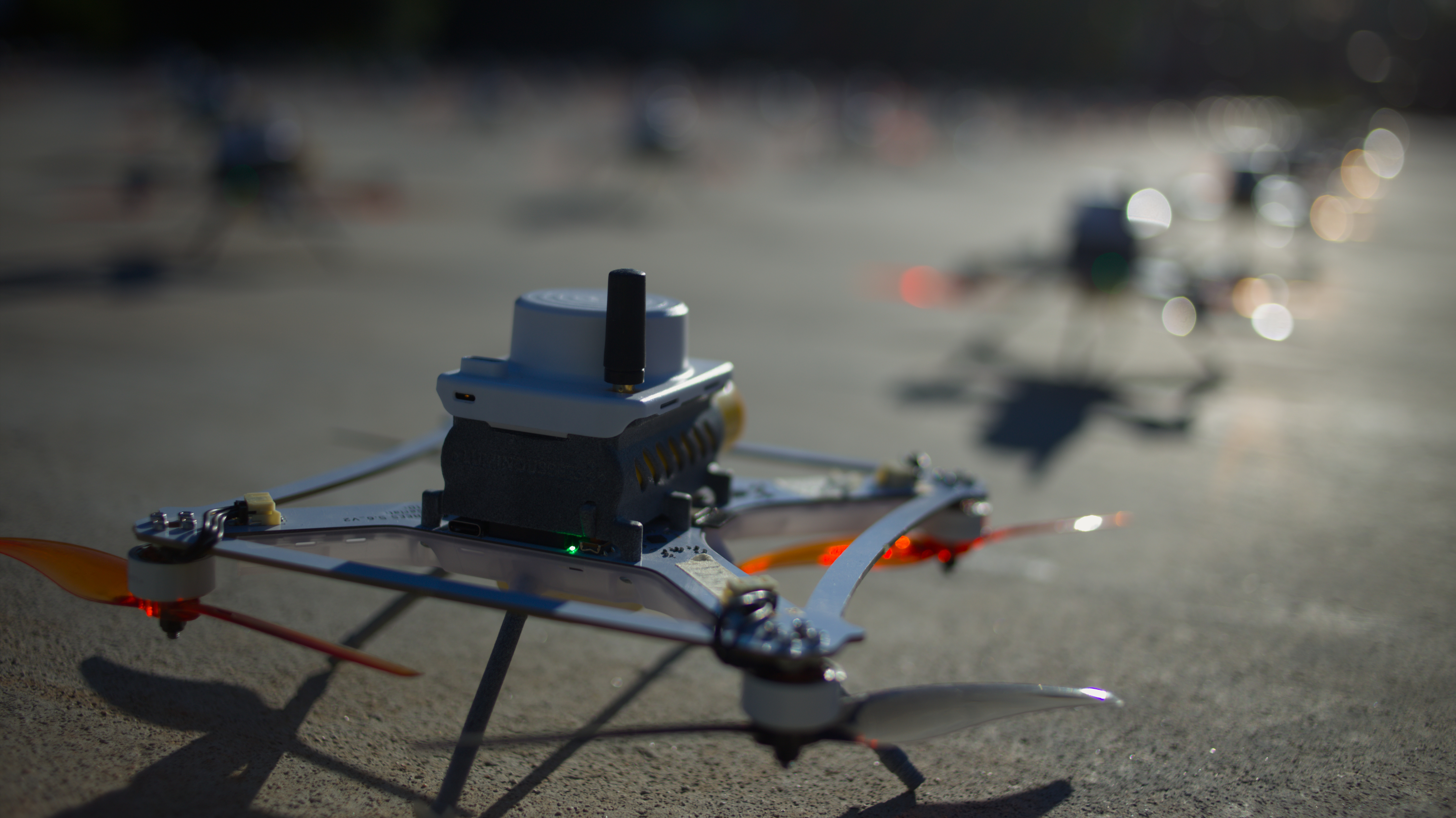 Close-up of a LuminousBee outdoor drone