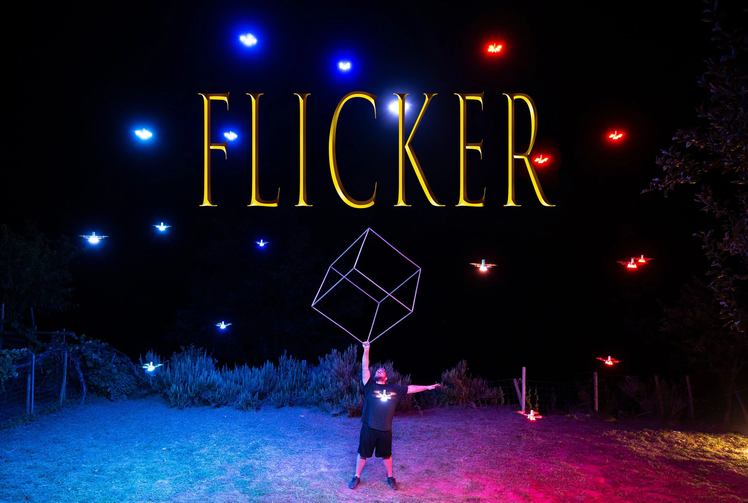 Flicker — circus meets drone technology, Scott's Circus Creations
