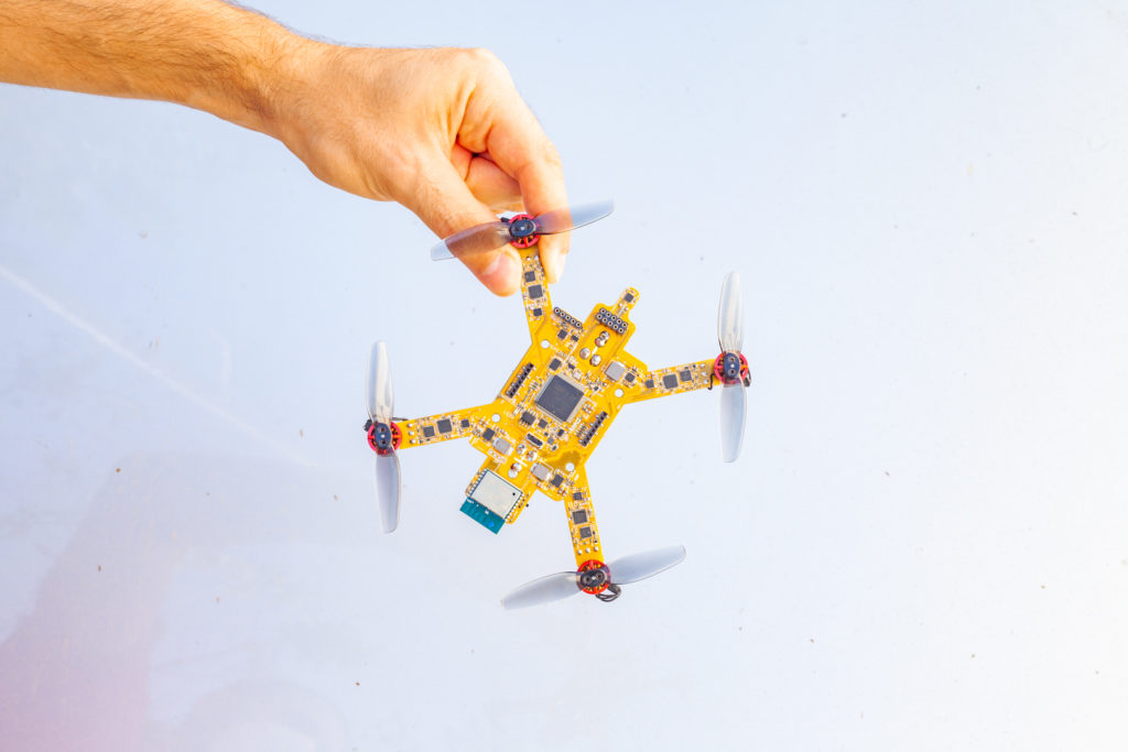 Mini-LuminousBee 3-inch indoor drone close-up